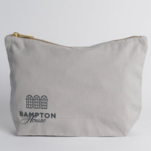 Grey Organic Cotton Wash Bag - Bampton House