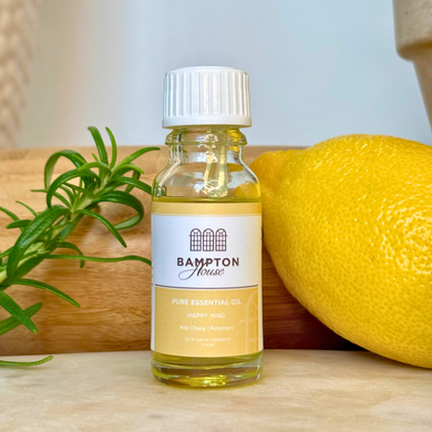 Happy Mind Essential Oil Blend 15ml - Bampton House Ltd