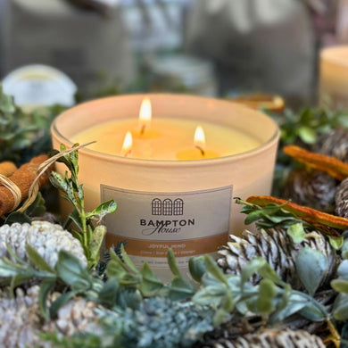 Joyful 3 Wick Candle — Limited Edition
